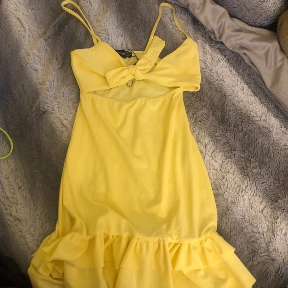 PrettyLittleThings Ruffle Bodycon Dress
